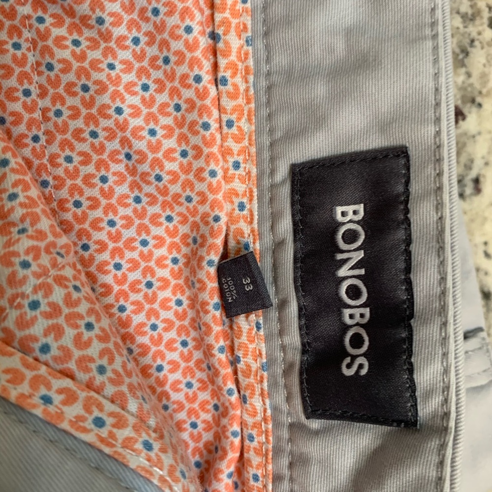 Bundle of 3 pair of Bonobos chino shorts.